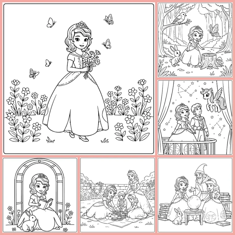 Gratis Prinses Sofia Kleurplaten Om Te Printen PDF Voor Alle