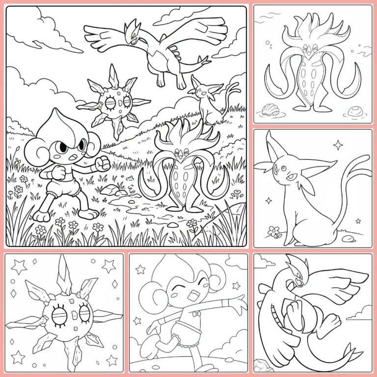 Gratis Psychisch Pokemon Kleurplaten Om Te Printen PDF Voor Alle