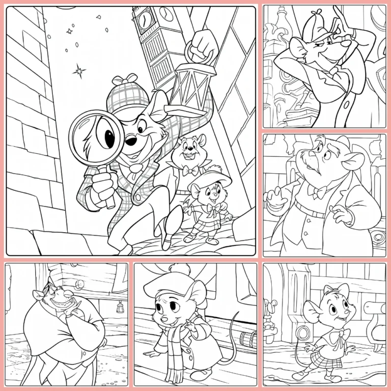 Gratis The Great Mouse Detective Kleurplaten Om Te Printen PDF Voor Alle