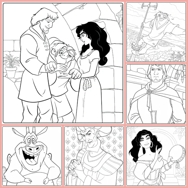 Gratis The Hunchback Of Notre Dame Kleurplaten Om Te Printen PDF Voor Alle