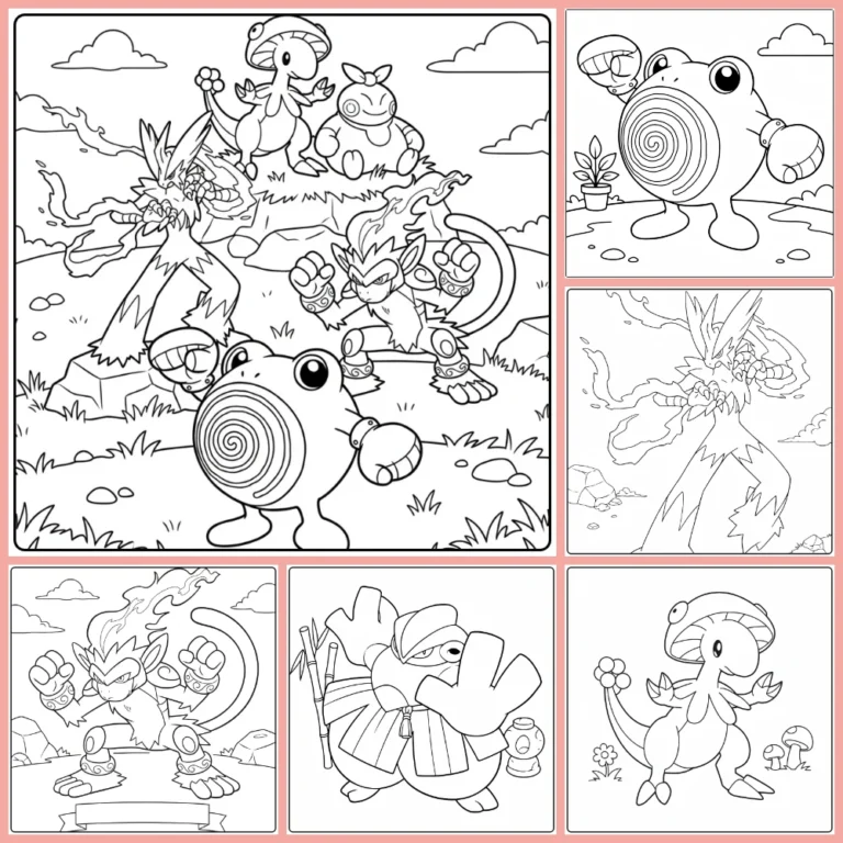 Gratis Vechtend Pokemon Kleurplaten Om Te Printen PDF Voor Alle