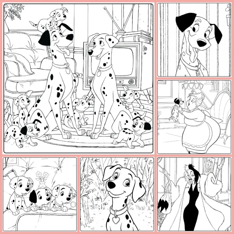 Gratis 101 Dalmatians Kleurplaten Om Te Printen PDF Voor Alle