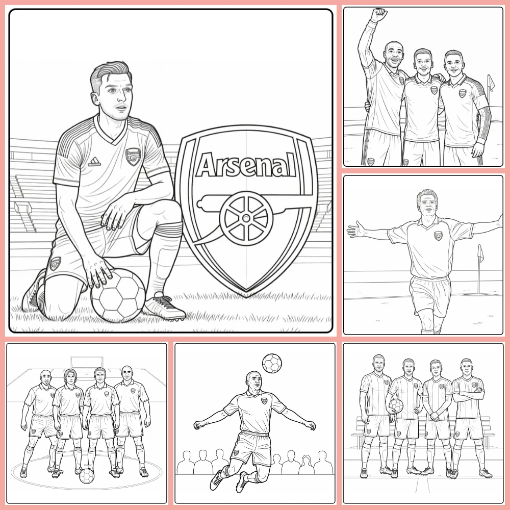 Gratis Arsenal Kleurplaten Om Te Printen PDF Voor Alle