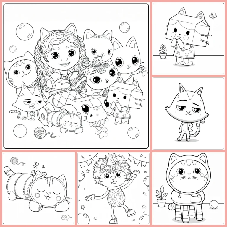 Gratis Baby Kitty Gabby Kleurplaten Om Te Printen PDF Voor Alle