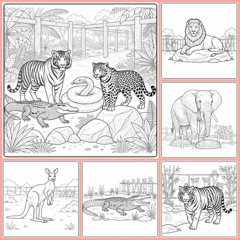 Gratis Dierentuin Kleurplaten Om Te Printen PDF Voor Alle