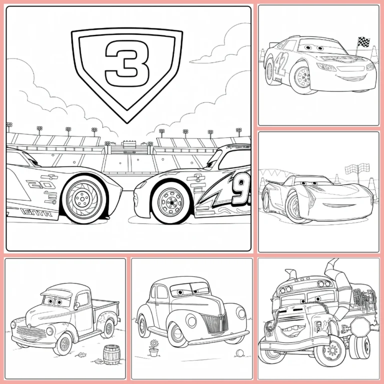 Gratis Disney Cars 3 Kleurplaten Om Te Printen PDF Voor Alle
