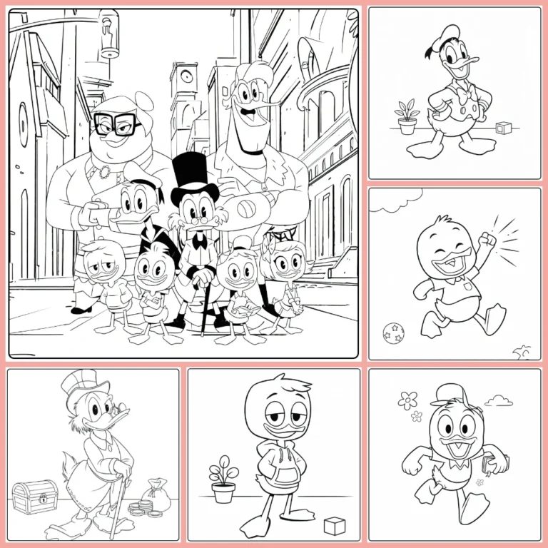 Gratis Disney DuckTales Kleurplaten Om Te Printen PDF Voor Alle