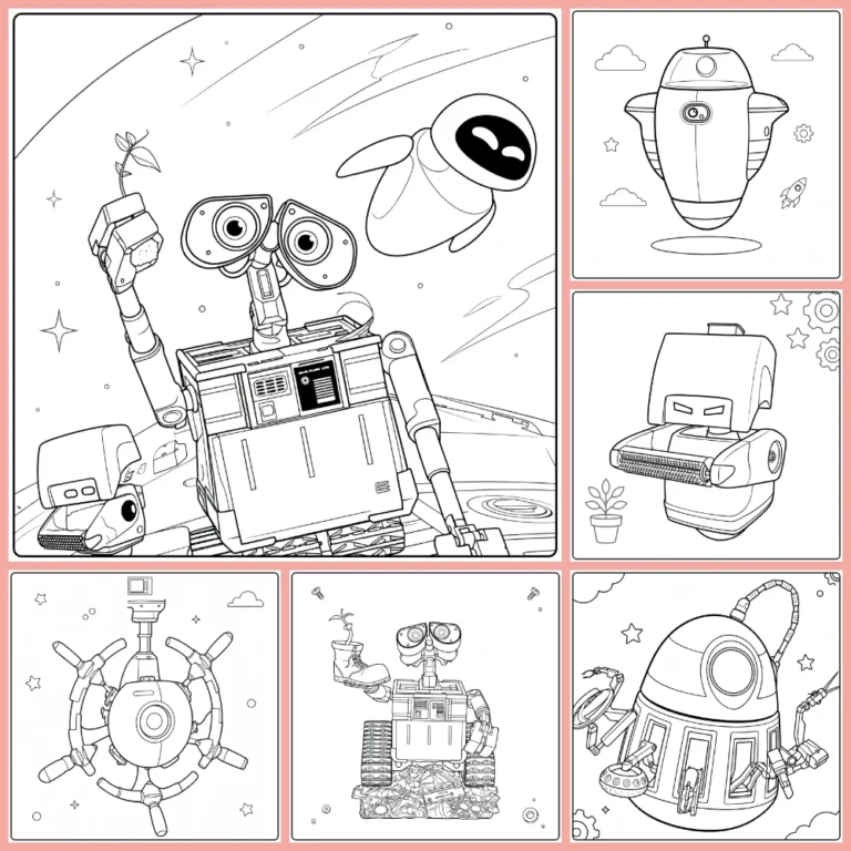 Gratis Disney WALL-E Kleurplaten Om Te Printen PDF Voor Alle