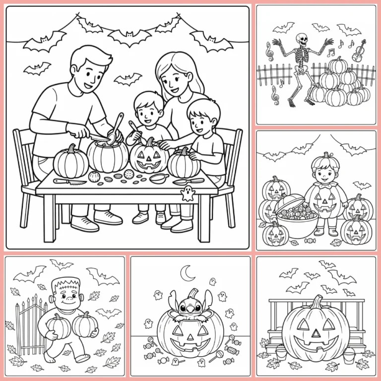 Gratis Halloween Kleurplaten Om Te Printen PDF Voor Alle