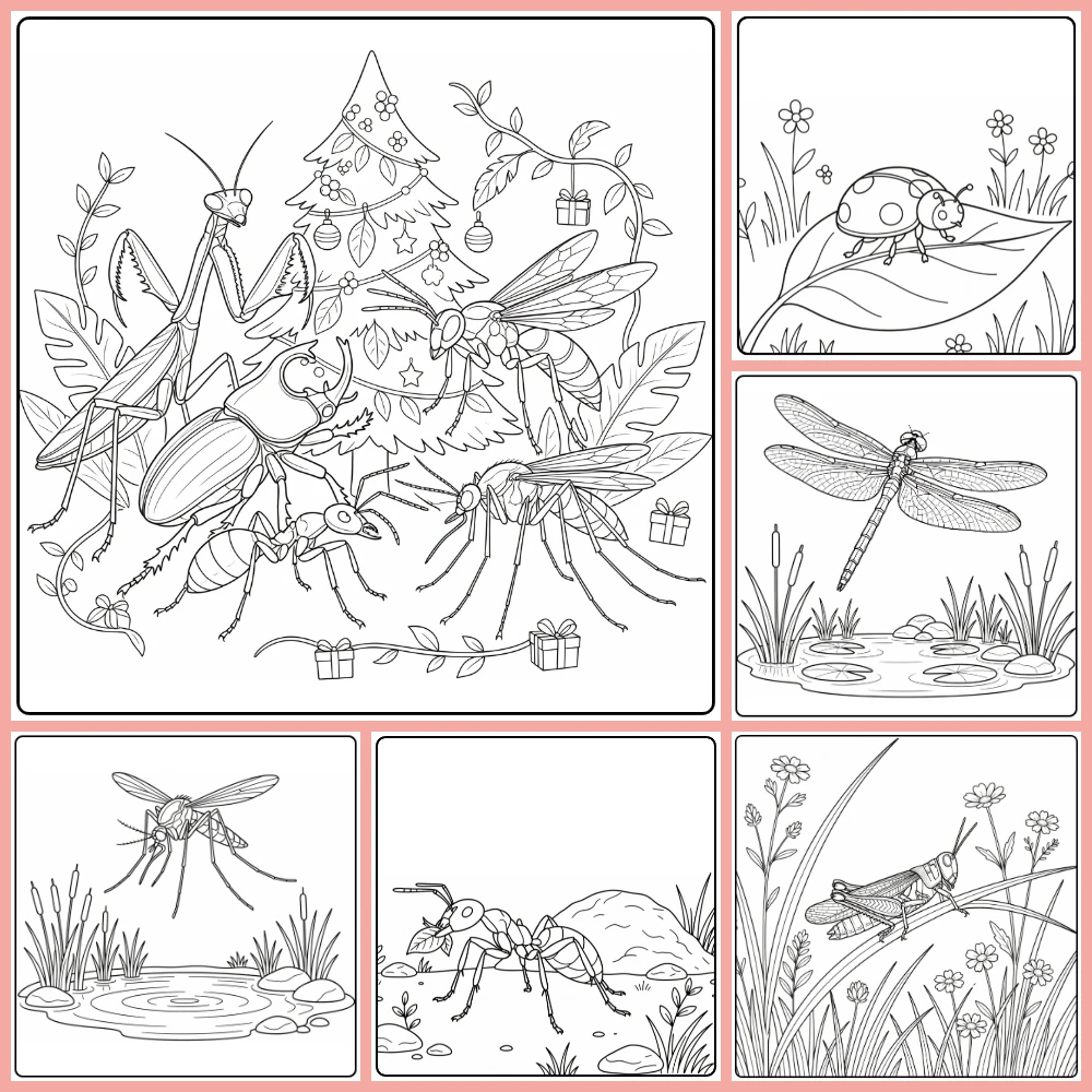 Gratis Insecten Kleurplaten Om Te Printen PDF Voor Alle