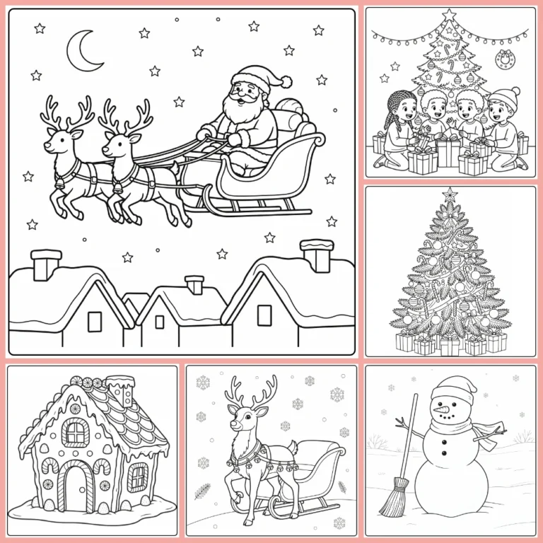 Gratis Kerstmis Kleurplaten Om Te Printen PDF Voor Alle
