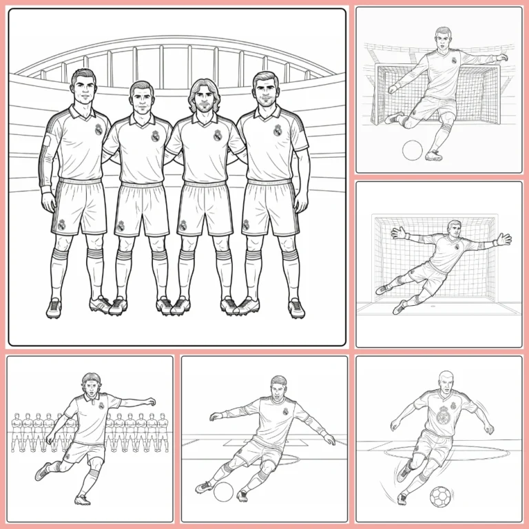 Gratis Real Madrid Kleurplaten Om Te Printen PDF Voor Alle