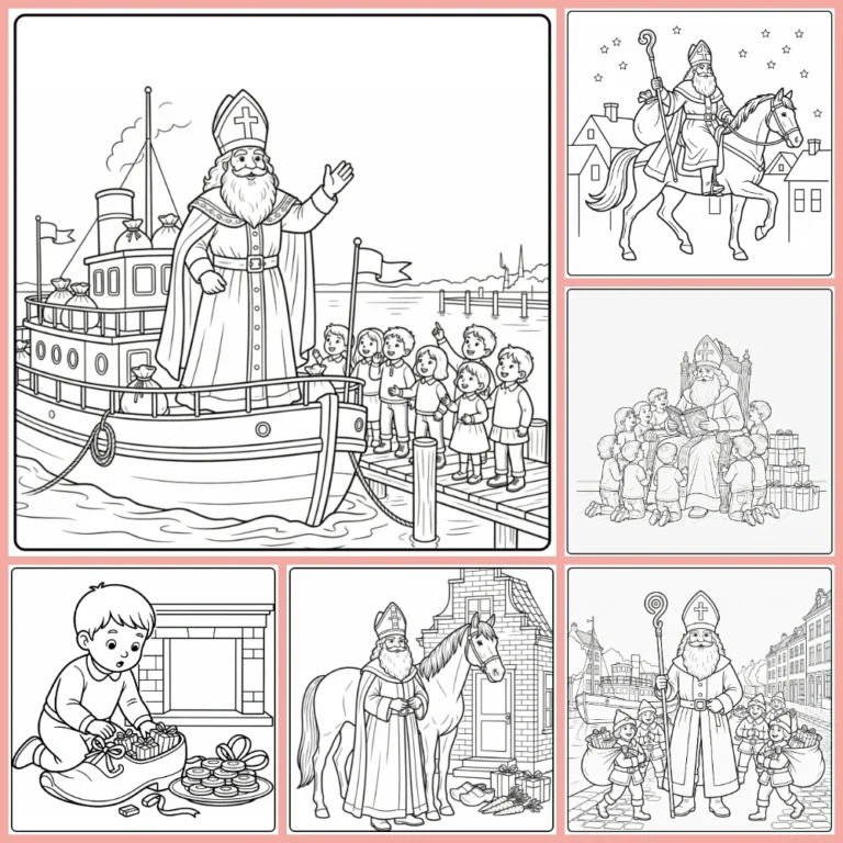 Gratis Sinterklaas Kleurplaten Om Te Printen PDF Voor Alle