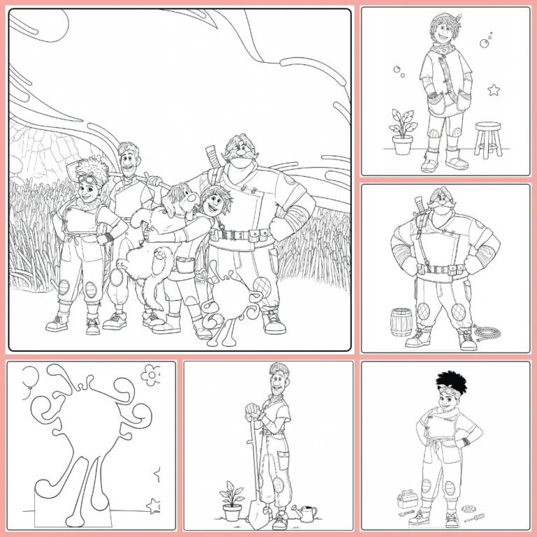 Gratis Disney Strange World Kleurplaten Om Te Printen PDF Voor Alle