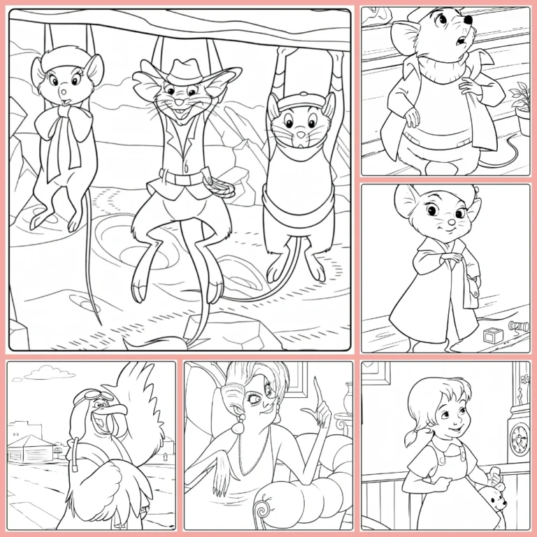 Gratis The Rescuers Kleurplaten Om Te Printen PDF Voor Alle