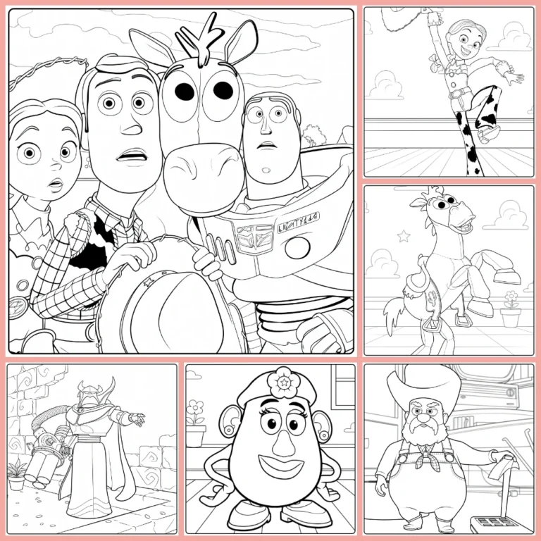 Gratis Toy Story 2 Kleurplaten Om Te Printen PDF Voor Alle