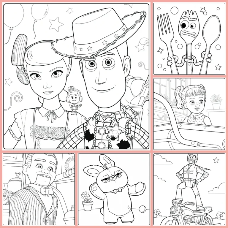 Gratis Toy Story 4 Kleurplaten Om Te Printen PDF Voor Alle