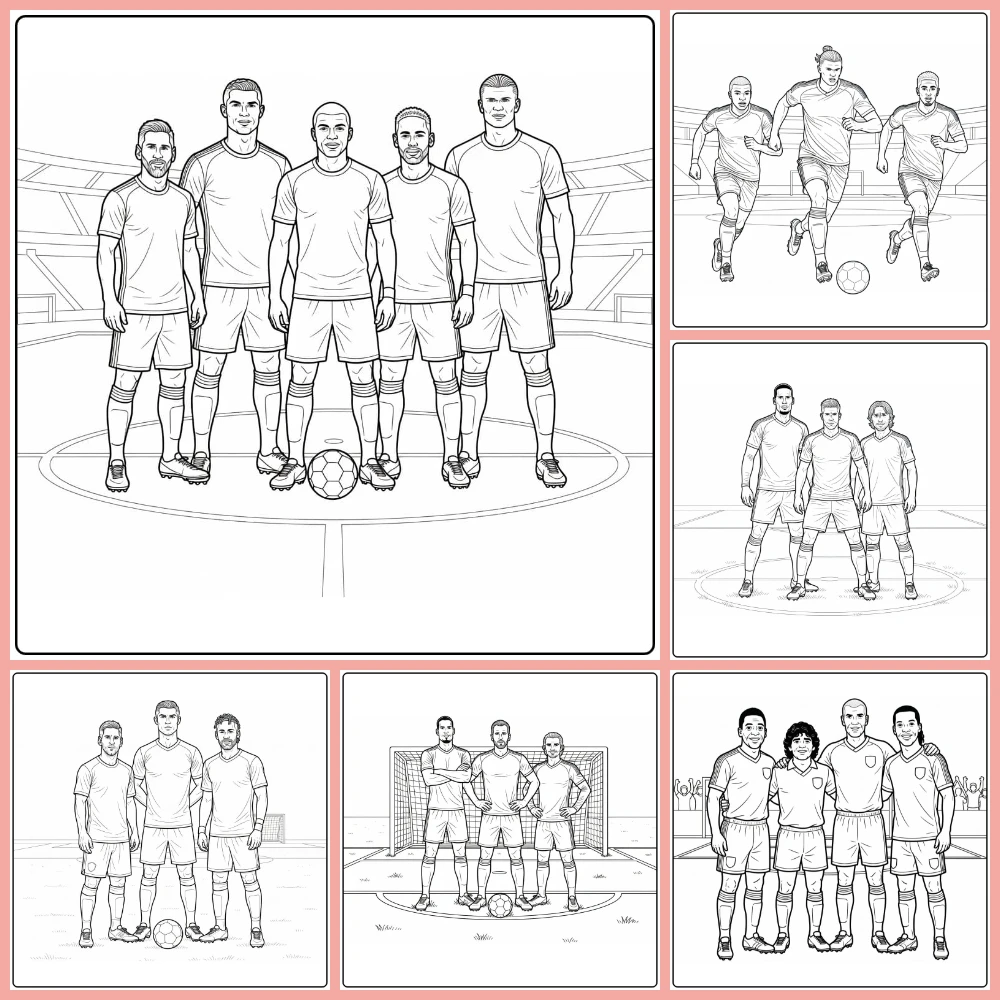 Gratis Voetbal Kleurplaten Om Te Printen PDF Voor Alle