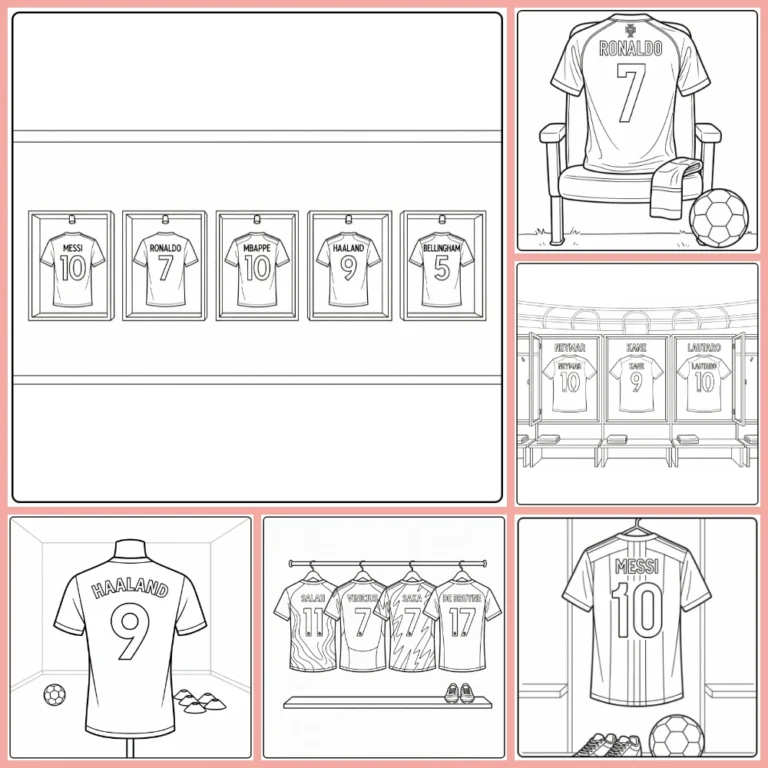 Gratis Voetbalshirt Kleurplaten Om Te Printen PDF Voor Alle