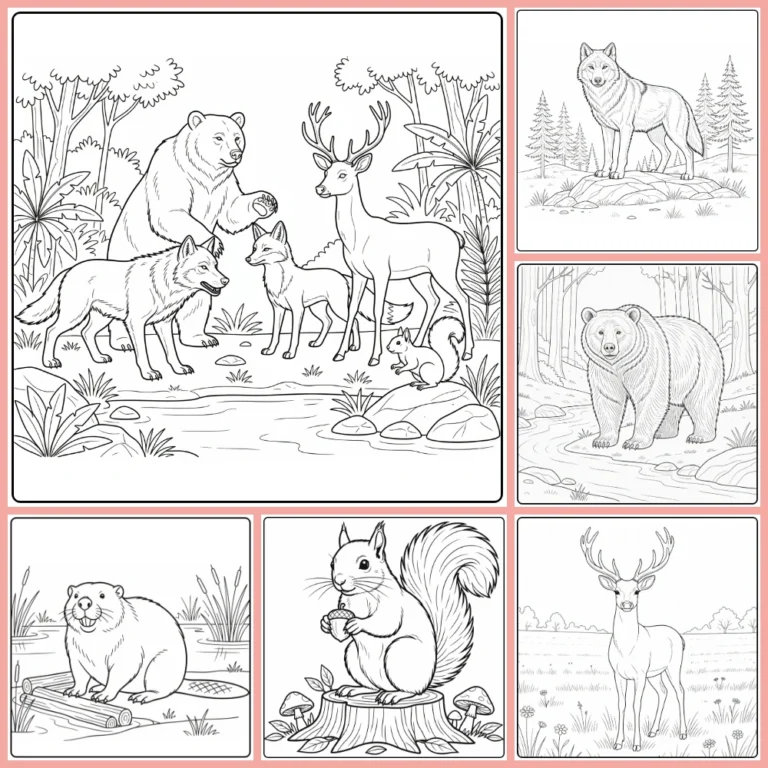Gratis Wilde Dieren Kleurplaten Om Te Printen PDF Voor Alle