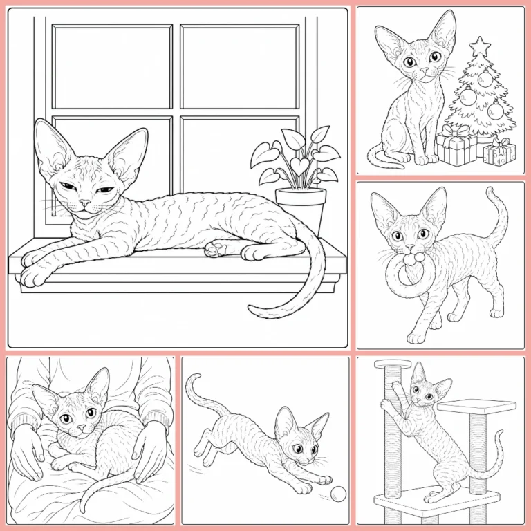 Gratis Devon Rex Kleurplaten Om Te Printen PDF Voor Alle