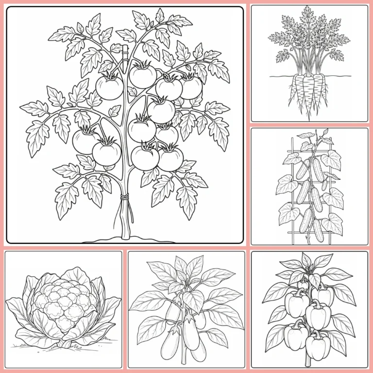 Gratis Groenteplanten Kleurplaten Om Te Printen PDF Voor Alle