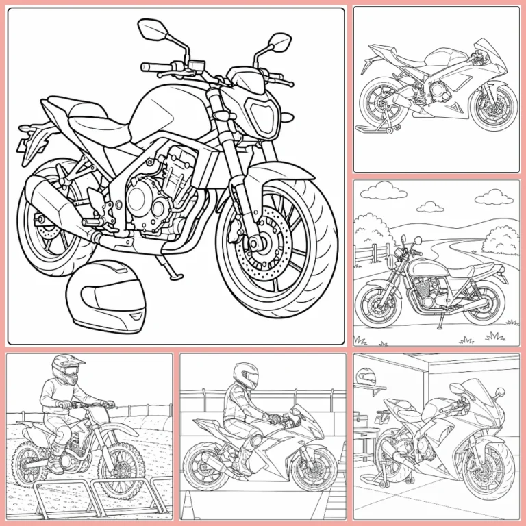 Gratis Honda Motor Kleurplaten Om Te Printen PDF Voor Alle