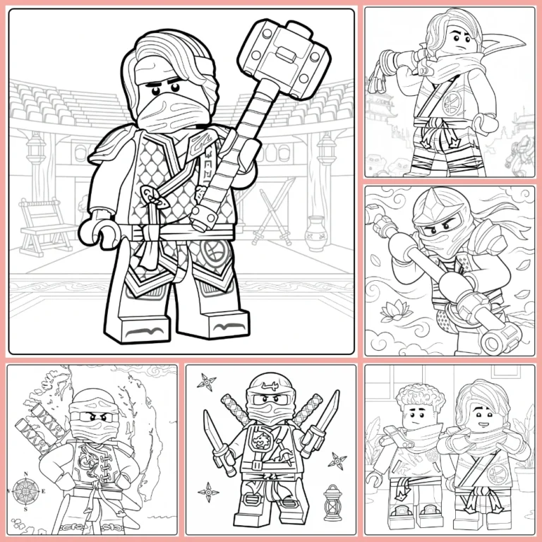 Gratis Lloyd Ninjago Kleurplaten Om Te Printen PDF Voor Alle