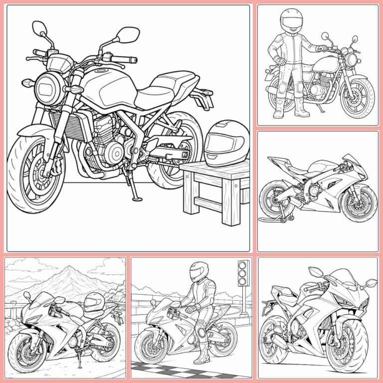 Gratis Motor Yamaha Kleurplaten Om Te Printen PDF Voor Alle