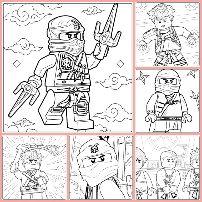 Gratis Ninjago Jay Kleurplaten Om Te Printen PDF Voor Alle