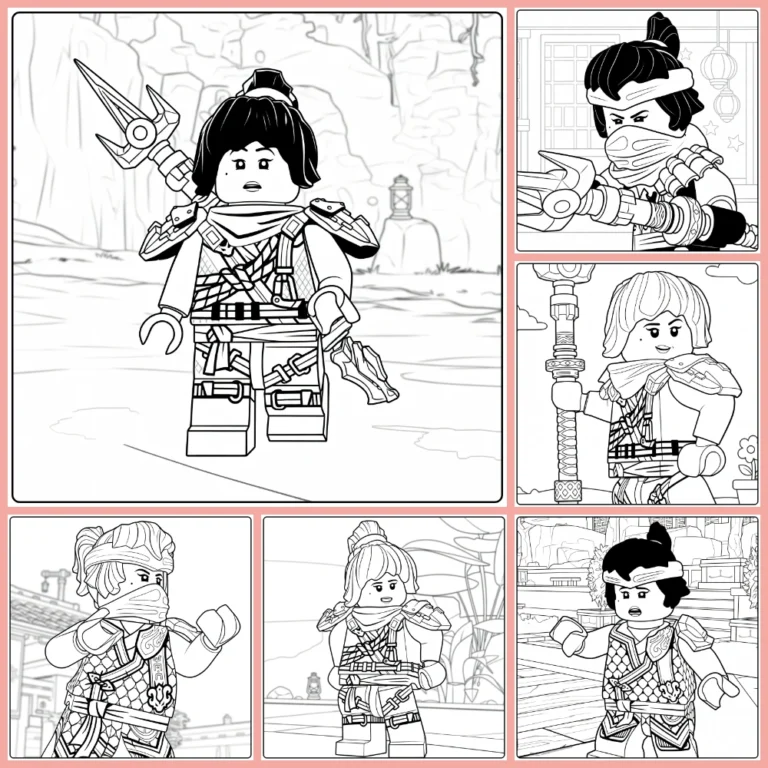 Gratis Ninjago Nya Kleurplaten Om Te Printen PDF Voor Alle