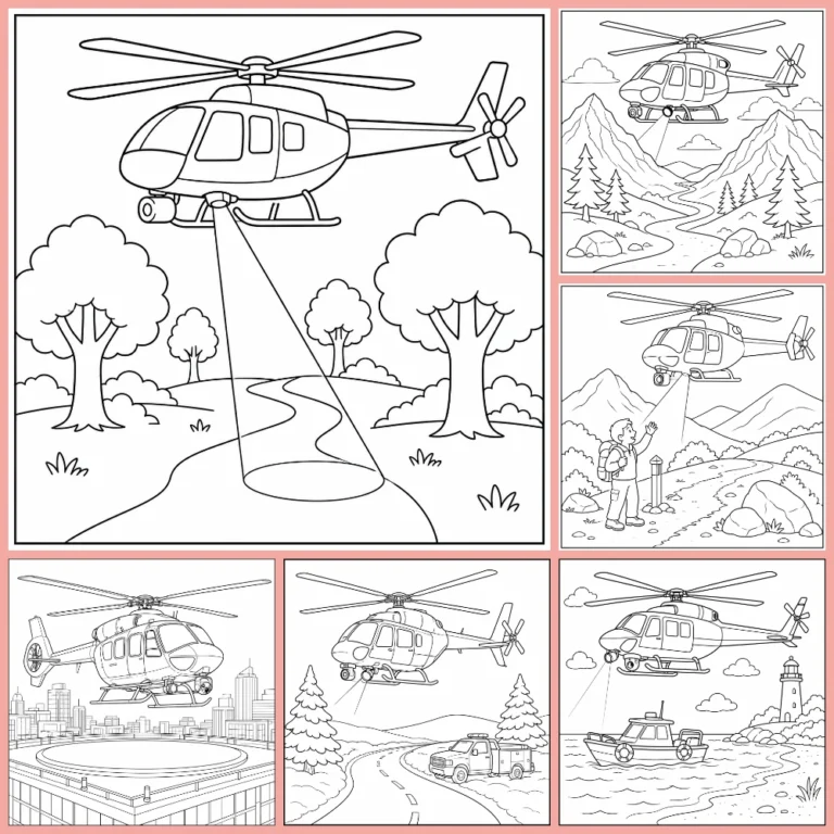 Gratis Politie Helikopter Kleurplaten Om Te Printen PDF Voor Alle