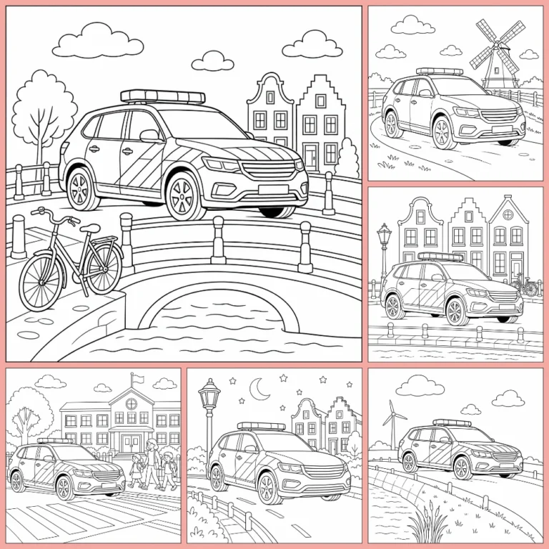 Gratis Politieauto Kleurplaten Om Te Printen PDF Voor Alle