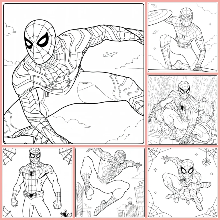 Gratis Spiderman Kleurplaten Om Te Printen PDF Voor Alle