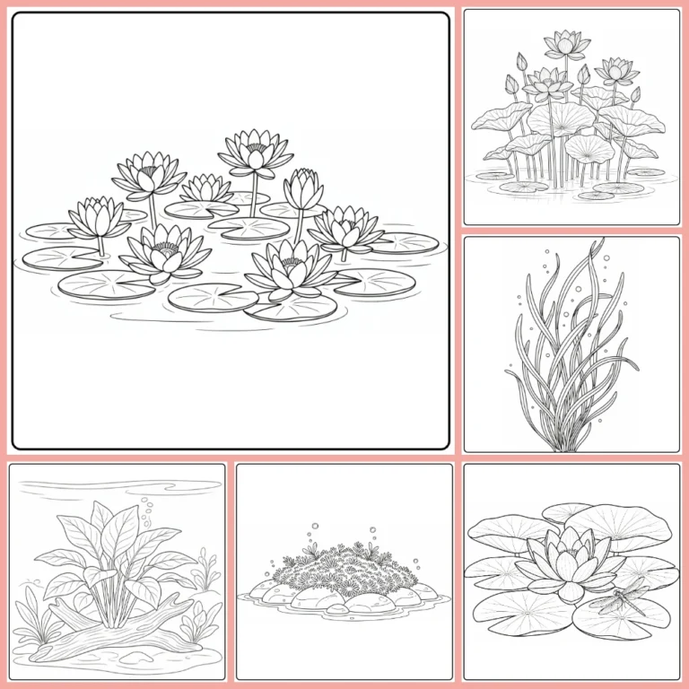 Gratis Waterplanten Kleurplaten Om Te Printen PDF Voor Alle