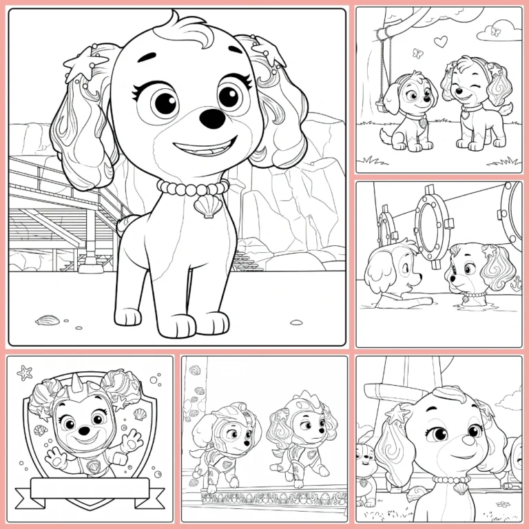 Gratis Coral Paw Patrol Kleurplaten Om Te Printen PDF Voor Alle
