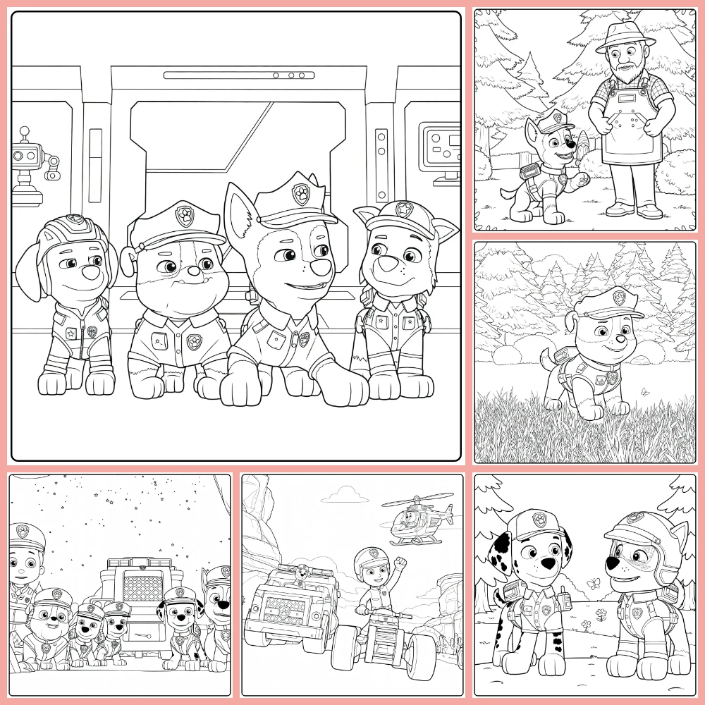 Gratis Paw Patrol Seizoen 12 Kleurplaten Om Te Printen PDF Voor Alle