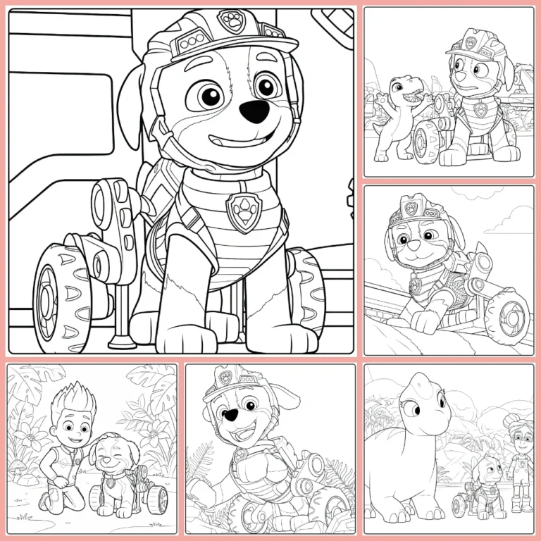 Gratis Rex Paw Patrol Kleurplaten Om Te Printen PDF Voor Alle
