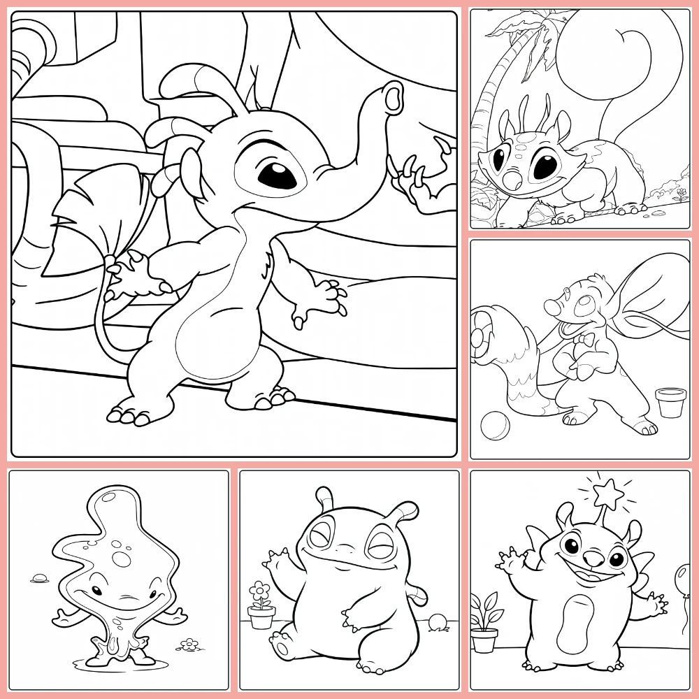 Gratis Stitch Experimenten Kleurplaten Om Te Printen PDF Voor Alle